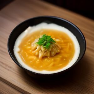 中肉网主编陈晓麦的工作照，她在整理食品标准文件，背景是满满一墙的肉类品种图谱，表情专注认真
