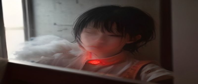 家庭厨房中铁锅大火爆炒牛肉片，锅中腾起白烟，厨师手持锅铲翻炒，画面充满烟火气，展示高温爆炒肉类的正确操作场景